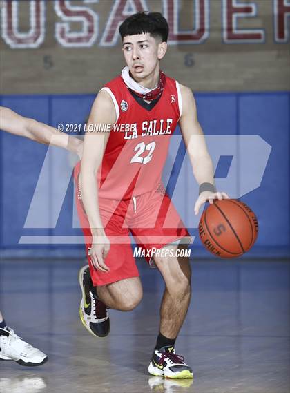 Thumbnail 3 in LaSalle Academy vs St. Joseph By-The-Sea (CHSAA Spring Tournament) photogallery.