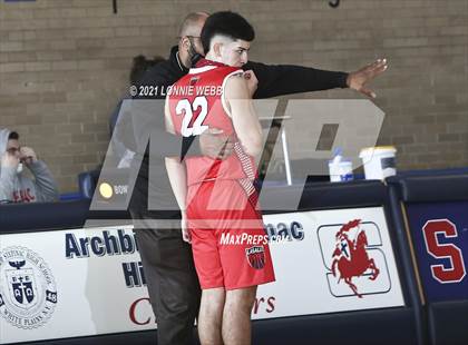 Thumbnail 1 in LaSalle Academy vs St. Joseph By-The-Sea (CHSAA Spring Tournament) photogallery.