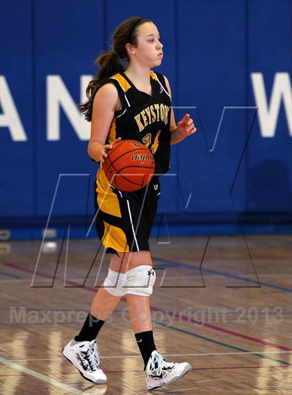 Thumbnail 2 in Keystone vs. Port Allegany (District IX Class A Semifinal) photogallery.