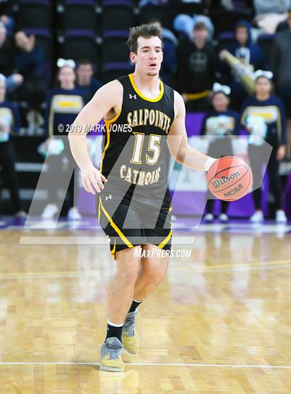 Thumbnail 3 in Shadow Mountain vs. Salpointe Catholic (AIA 4A Semifinal) photogallery.