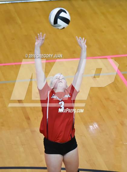 Thumbnail 1 in Academy of the Sacred Heart @ St. Mary's Dominican (Catholic League Tournament) photogallery.