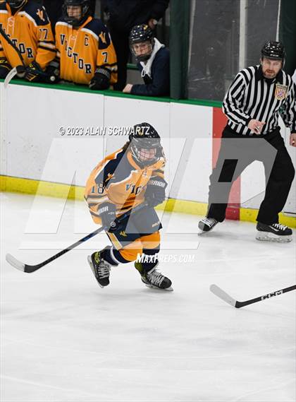 Thumbnail 3 in Victor vs. Pittsford (NYSPHSAA Section 5 Class A Sectional Final) photogallery.