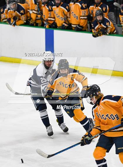 Thumbnail 2 in Victor vs. Pittsford (NYSPHSAA Section 5 Class A Sectional Final) photogallery.