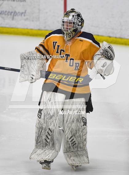 Thumbnail 3 in Victor vs. Pittsford (NYSPHSAA Section 5 Class A Sectional Final) photogallery.