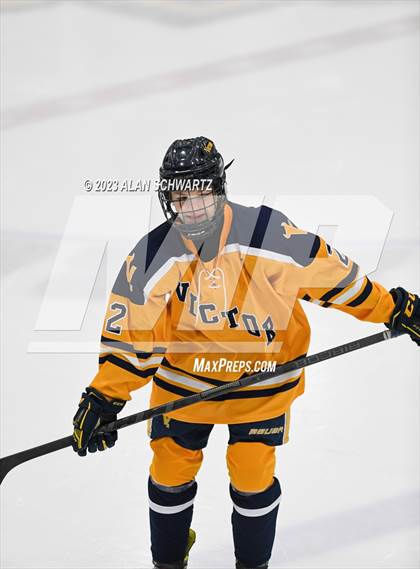 Thumbnail 3 in Victor vs. Pittsford (NYSPHSAA Section 5 Class A Sectional Final) photogallery.