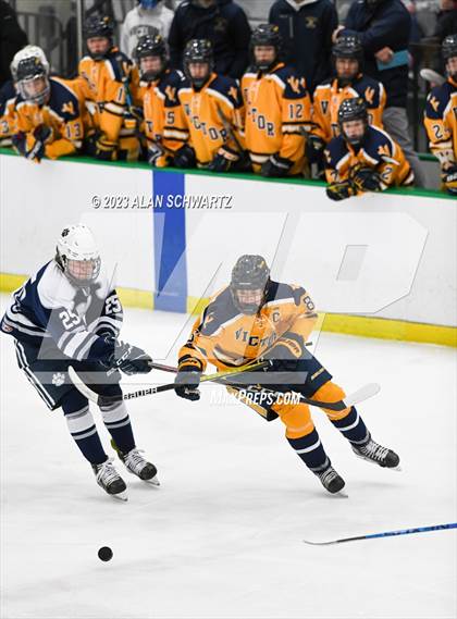 Thumbnail 1 in Victor vs. Pittsford (NYSPHSAA Section 5 Class A Sectional Final) photogallery.