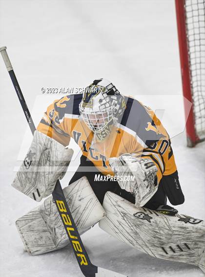 Thumbnail 3 in Victor vs. Pittsford (NYSPHSAA Section 5 Class A Sectional Final) photogallery.