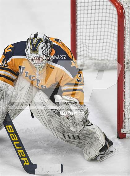Thumbnail 2 in Victor vs. Pittsford (NYSPHSAA Section 5 Class A Sectional Final) photogallery.