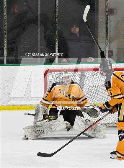 Thumbnail 3 in Victor vs. Pittsford (NYSPHSAA Section 5 Class A Sectional Final) photogallery.