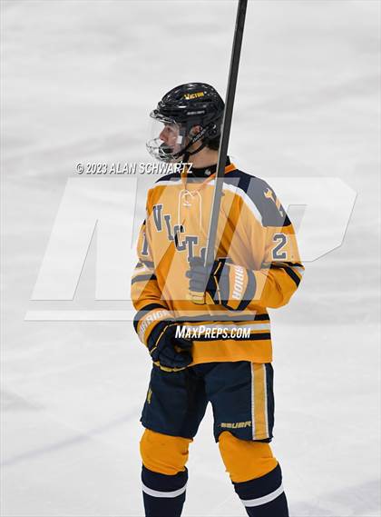 Thumbnail 2 in Victor vs. Pittsford (NYSPHSAA Section 5 Class A Sectional Final) photogallery.