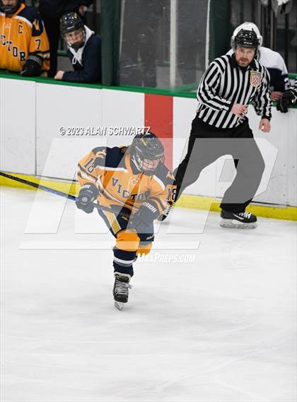 Thumbnail 2 in Victor vs. Pittsford (NYSPHSAA Section 5 Class A Sectional Final) photogallery.