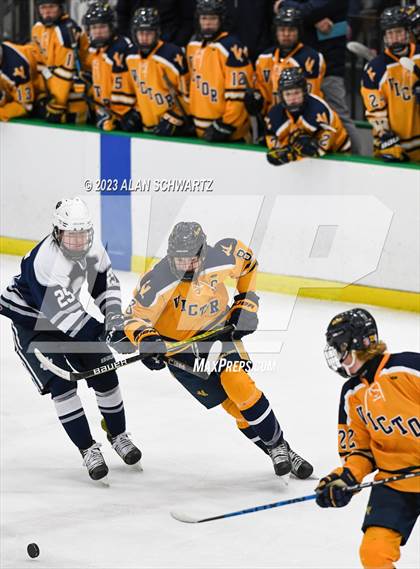 Thumbnail 3 in Victor vs. Pittsford (NYSPHSAA Section 5 Class A Sectional Final) photogallery.