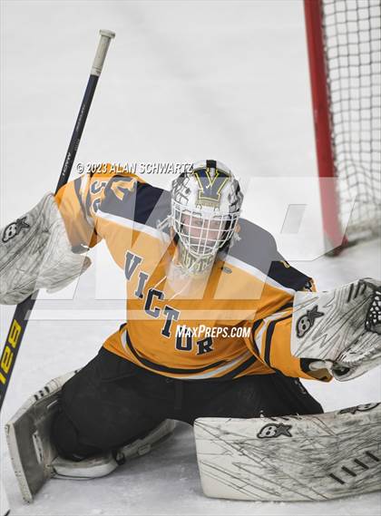 Thumbnail 2 in Victor vs. Pittsford (NYSPHSAA Section 5 Class A Sectional Final) photogallery.