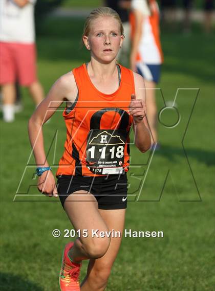 Thumbnail 2 in Highland Cross Country Invitational photogallery.