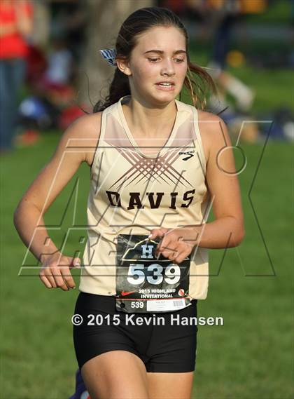 Thumbnail 2 in Highland Cross Country Invitational photogallery.