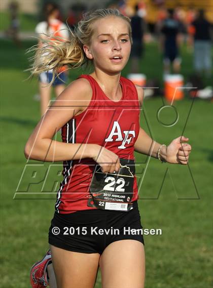 Thumbnail 1 in Highland Cross Country Invitational photogallery.
