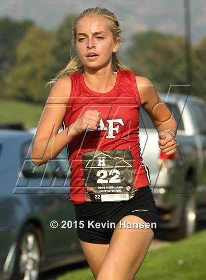 Thumbnail 3 in Highland Cross Country Invitational photogallery.