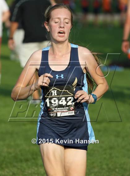 Thumbnail 3 in Highland Cross Country Invitational photogallery.