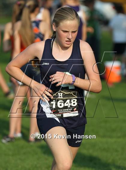 Thumbnail 2 in Highland Cross Country Invitational photogallery.