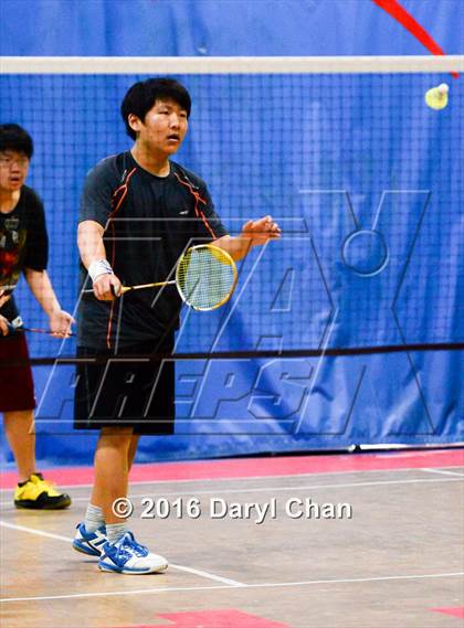 Thumbnail 3 in Almont League Badminton Finals photogallery.