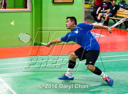 Thumbnail 3 in Almont League Badminton Finals photogallery.