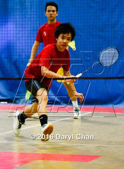 Thumbnail 3 in Almont League Badminton Finals photogallery.