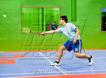 Thumbnail 3 in Almont League Badminton Finals photogallery.