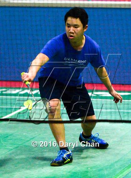 Thumbnail 2 in Almont League Badminton Finals photogallery.