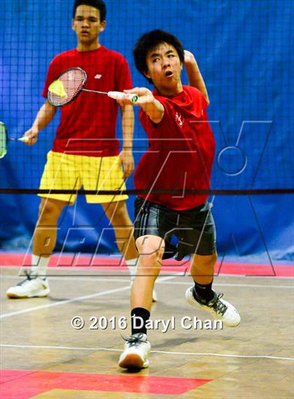 Thumbnail 1 in Almont League Badminton Finals photogallery.