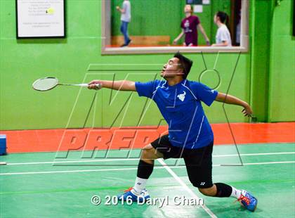 Thumbnail 2 in Almont League Badminton Finals photogallery.