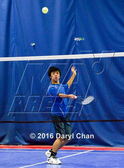 Thumbnail 3 in Almont League Badminton Finals photogallery.