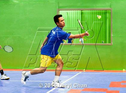 Thumbnail 3 in Almont League Badminton Finals photogallery.