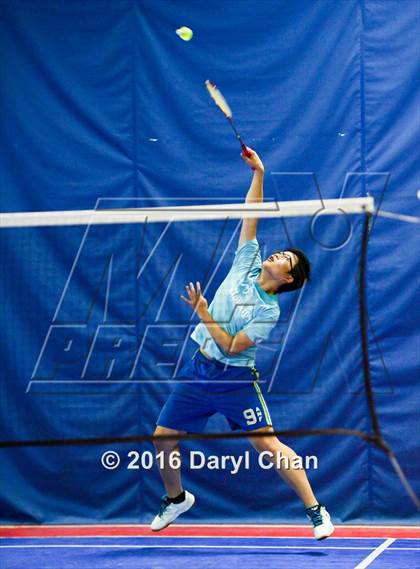 Thumbnail 2 in Almont League Badminton Finals photogallery.