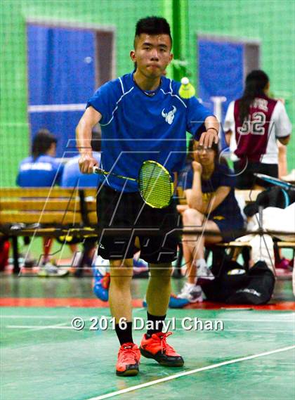 Thumbnail 2 in Almont League Badminton Finals photogallery.