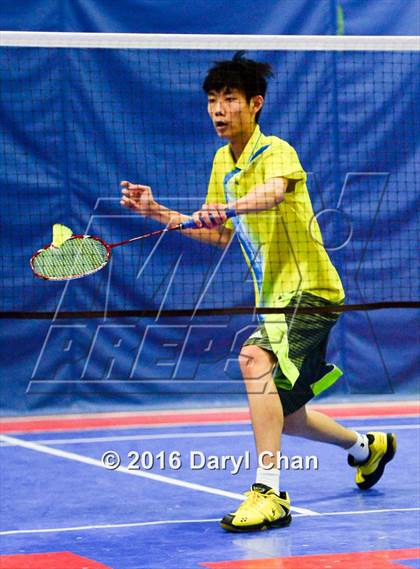Thumbnail 2 in Almont League Badminton Finals photogallery.
