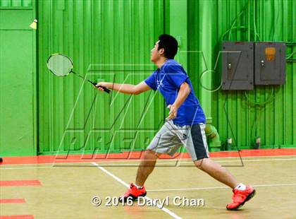 Thumbnail 3 in Almont League Badminton Finals photogallery.