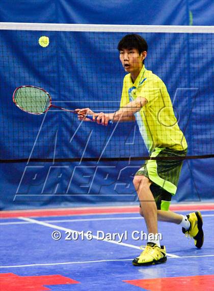 Thumbnail 3 in Almont League Badminton Finals photogallery.