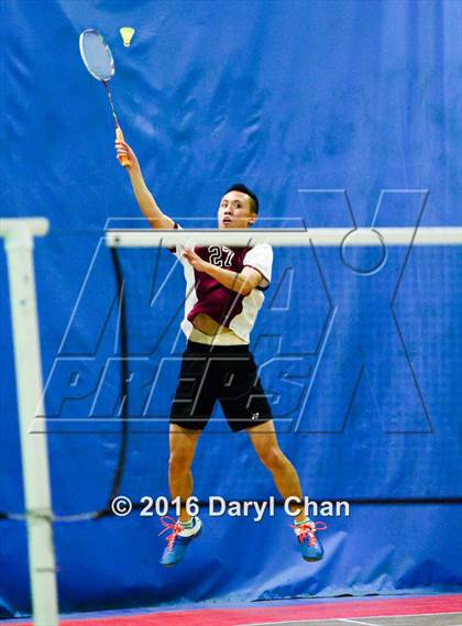 Thumbnail 1 in Almont League Badminton Finals photogallery.