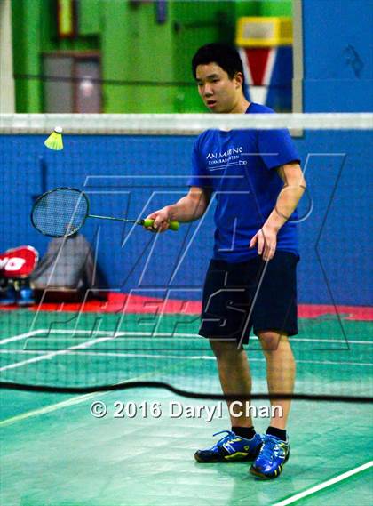 Thumbnail 3 in Almont League Badminton Finals photogallery.