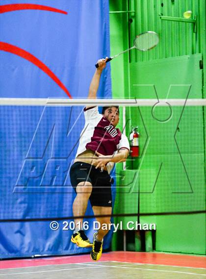 Thumbnail 2 in Almont League Badminton Finals photogallery.