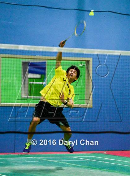 Thumbnail 3 in Almont League Badminton Finals photogallery.