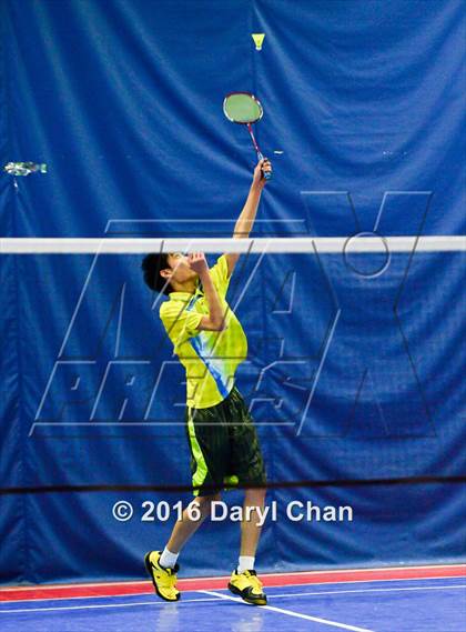Thumbnail 1 in Almont League Badminton Finals photogallery.