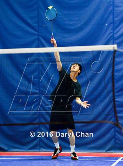 Thumbnail 3 in Almont League Badminton Finals photogallery.