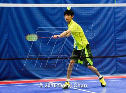 Thumbnail 2 in Almont League Badminton Finals photogallery.