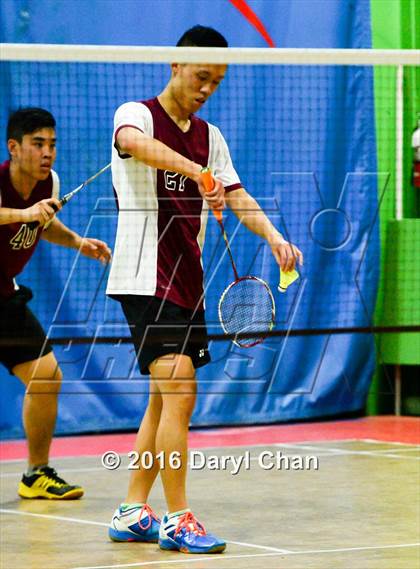 Thumbnail 3 in Almont League Badminton Finals photogallery.