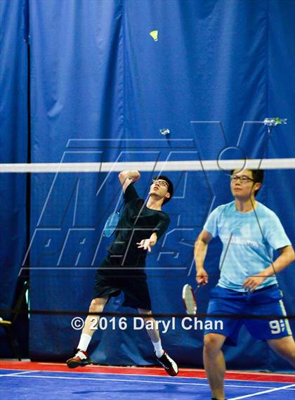 Thumbnail 3 in Almont League Badminton Finals photogallery.