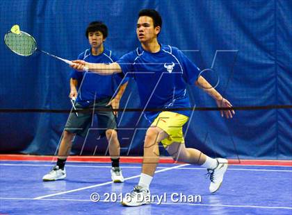 Thumbnail 3 in Almont League Badminton Finals photogallery.