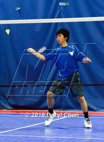 Thumbnail 2 in Almont League Badminton Finals photogallery.