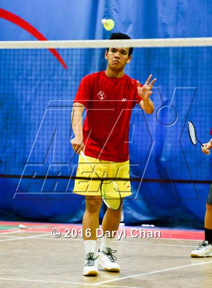Thumbnail 2 in Almont League Badminton Finals photogallery.