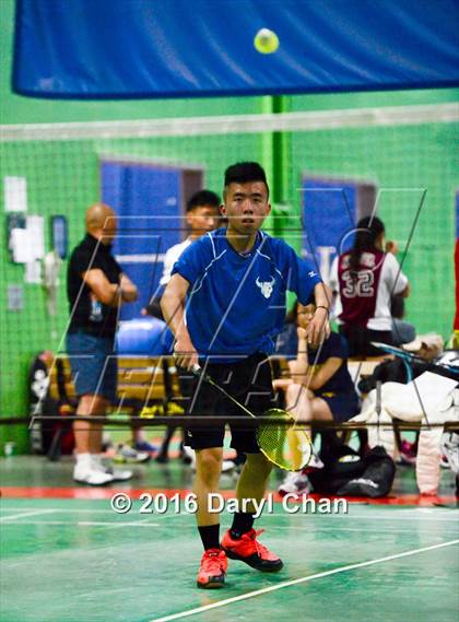 Thumbnail 3 in Almont League Badminton Finals photogallery.